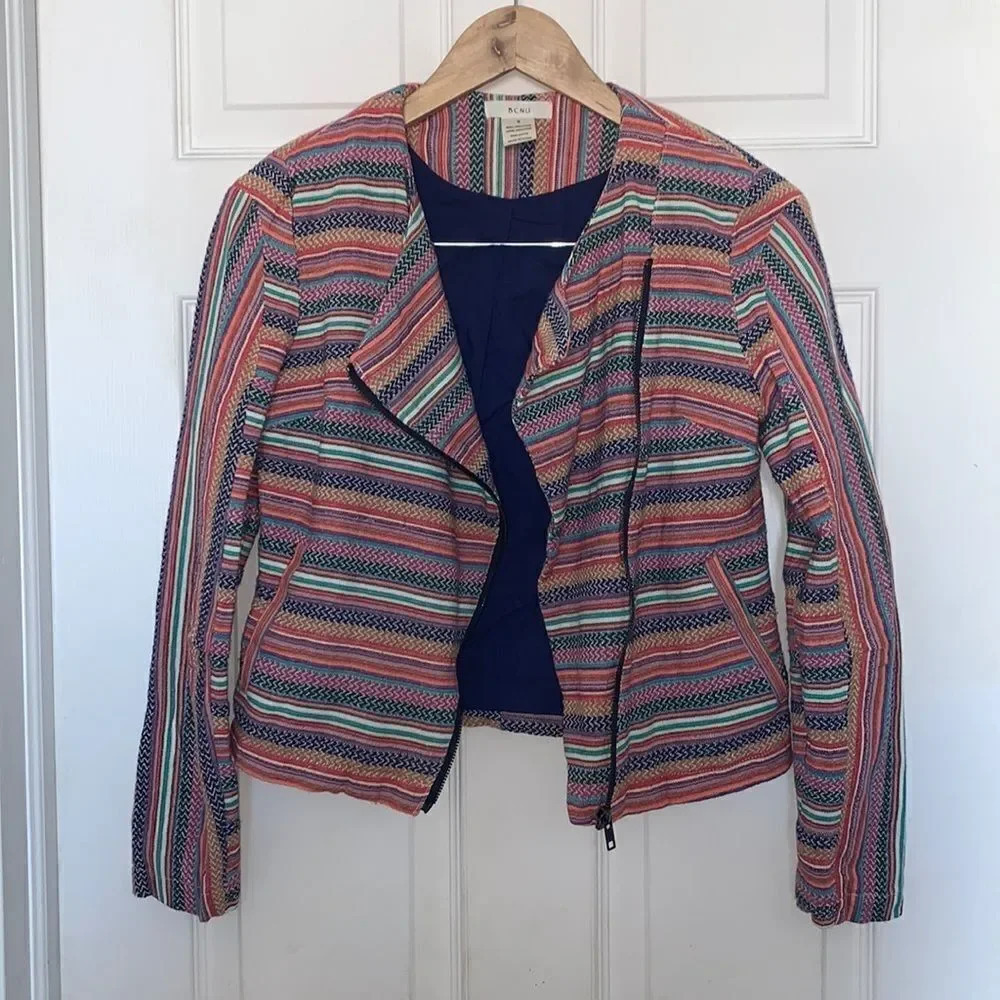 BCNU Tweed Asymmetrical Blazer